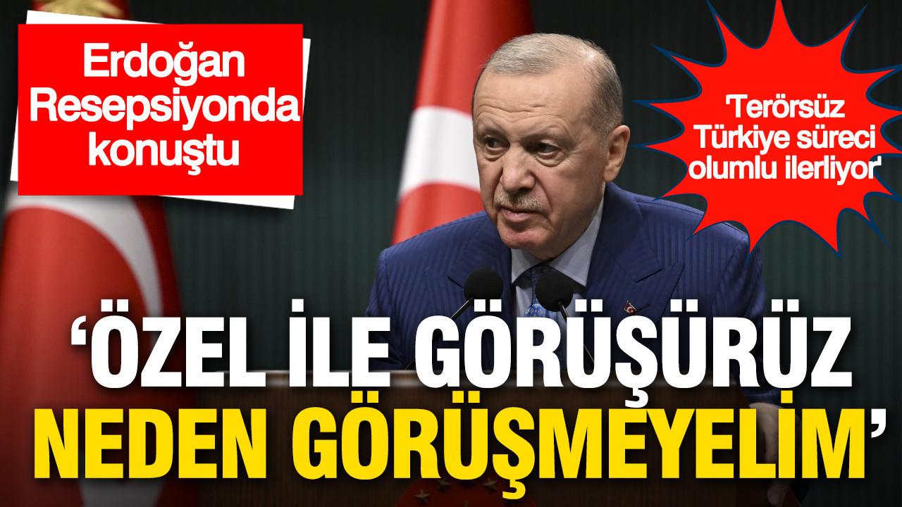 Erdoğan’dan “Terörsüz Türkiye” mesajı: 'Süreç olumlu ilerliyor'