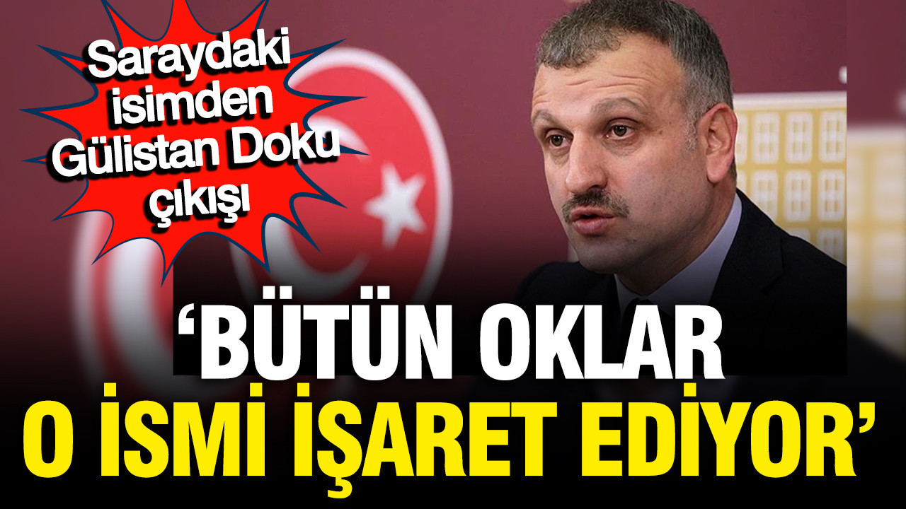Erdoğan'ın danışmanından Gülistan Doku çıkışı: Bütün oklar Valinin oğlunu işaret ediyor