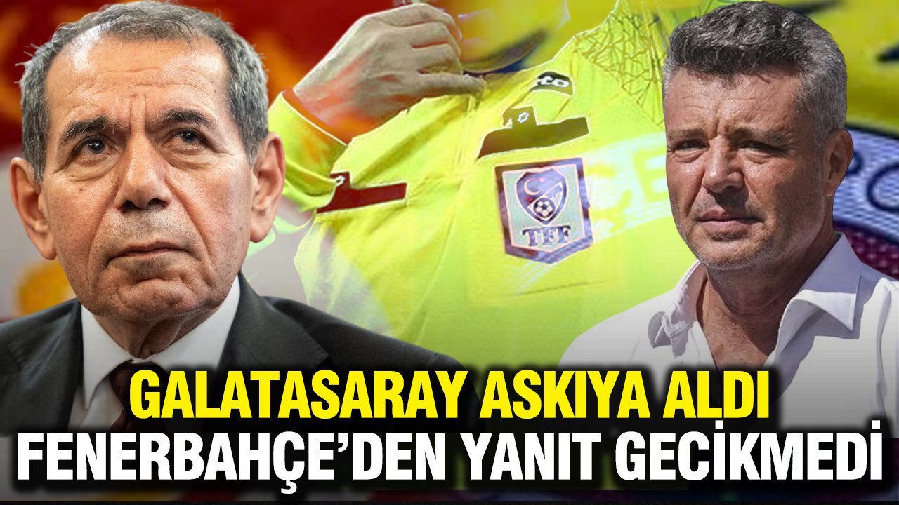 Galatasaray askıya aldı Fenerbahçe’den yanıt gecikmedi