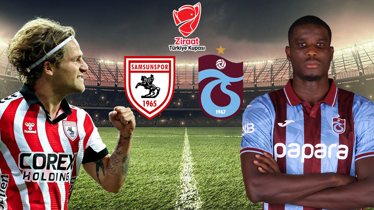 Samsunspor-Trabzonspor maçının ilk 11’leri belli oldu