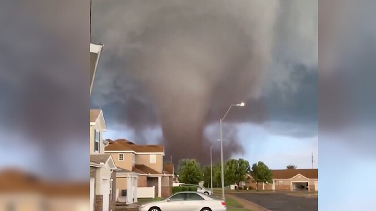 ABD'nin Oklahoma eyaletini hortum vurdu: Maddi hasar meydana geldi