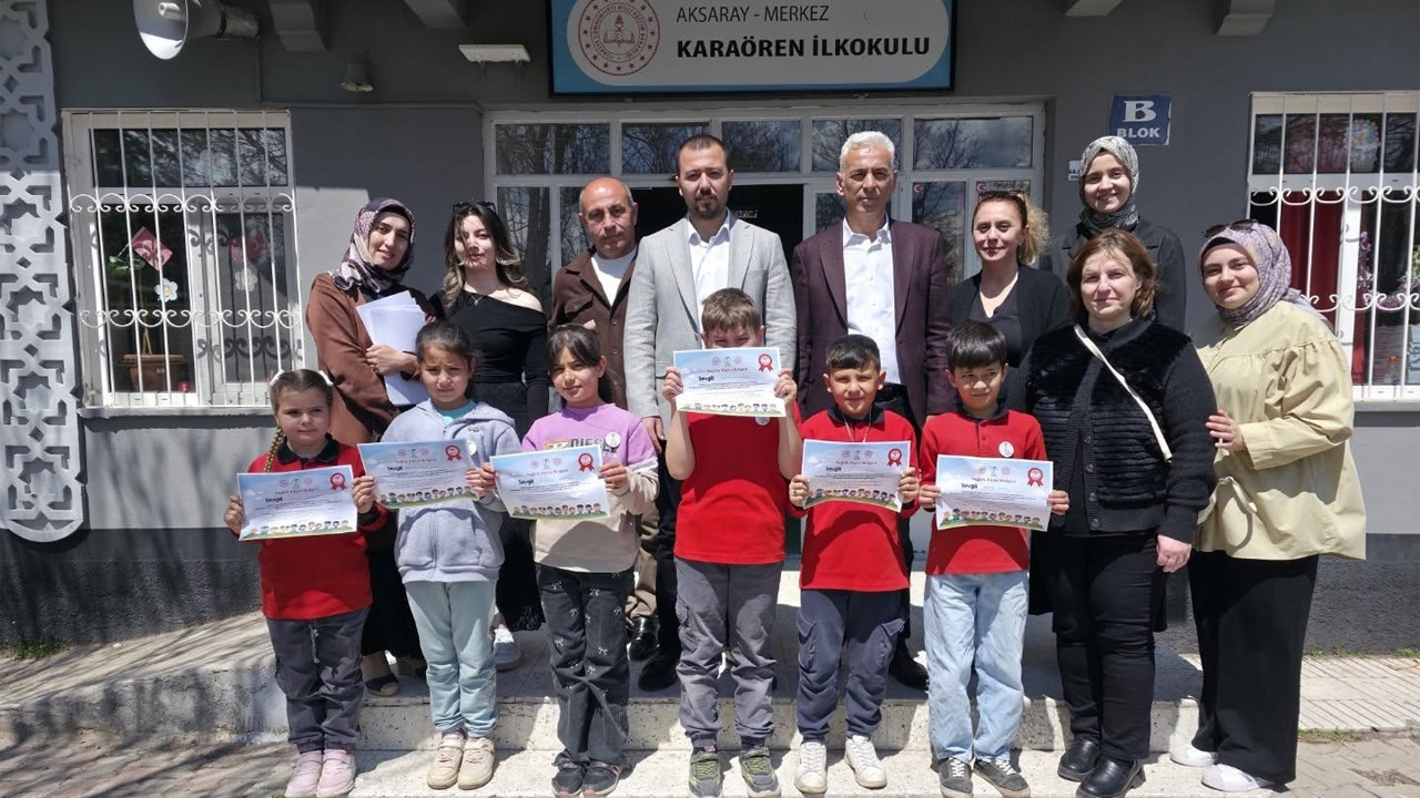 Aksaray’da 'Sağlıklı Çocuk, Sağlıklı Gelecek' etkinliği: Öğrencilere sağlık elçisi görevi verildi