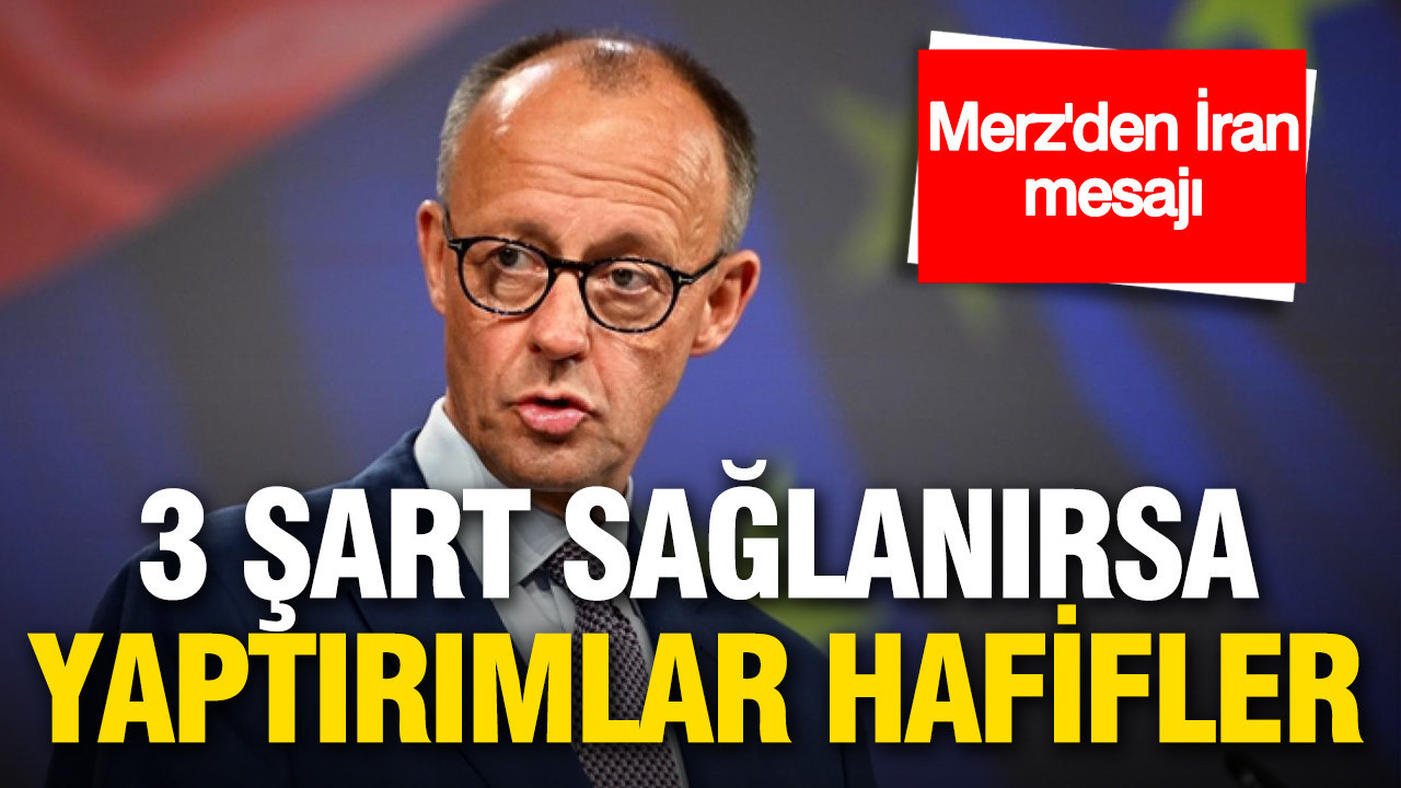 Almanya’dan İran mesajı: 3 şart sağlanırsa yaptırımlar hafifler