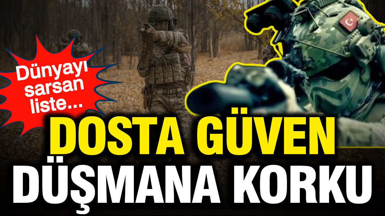 Dosta güven, düşmana korku... Dünyanın en iyi askeri birlikleri sırasında Bordo Bereliler kaçıncı sırada