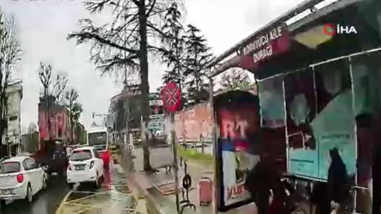 Halk otobüsü şoförü güzergah değiştirip hayat kurtardı