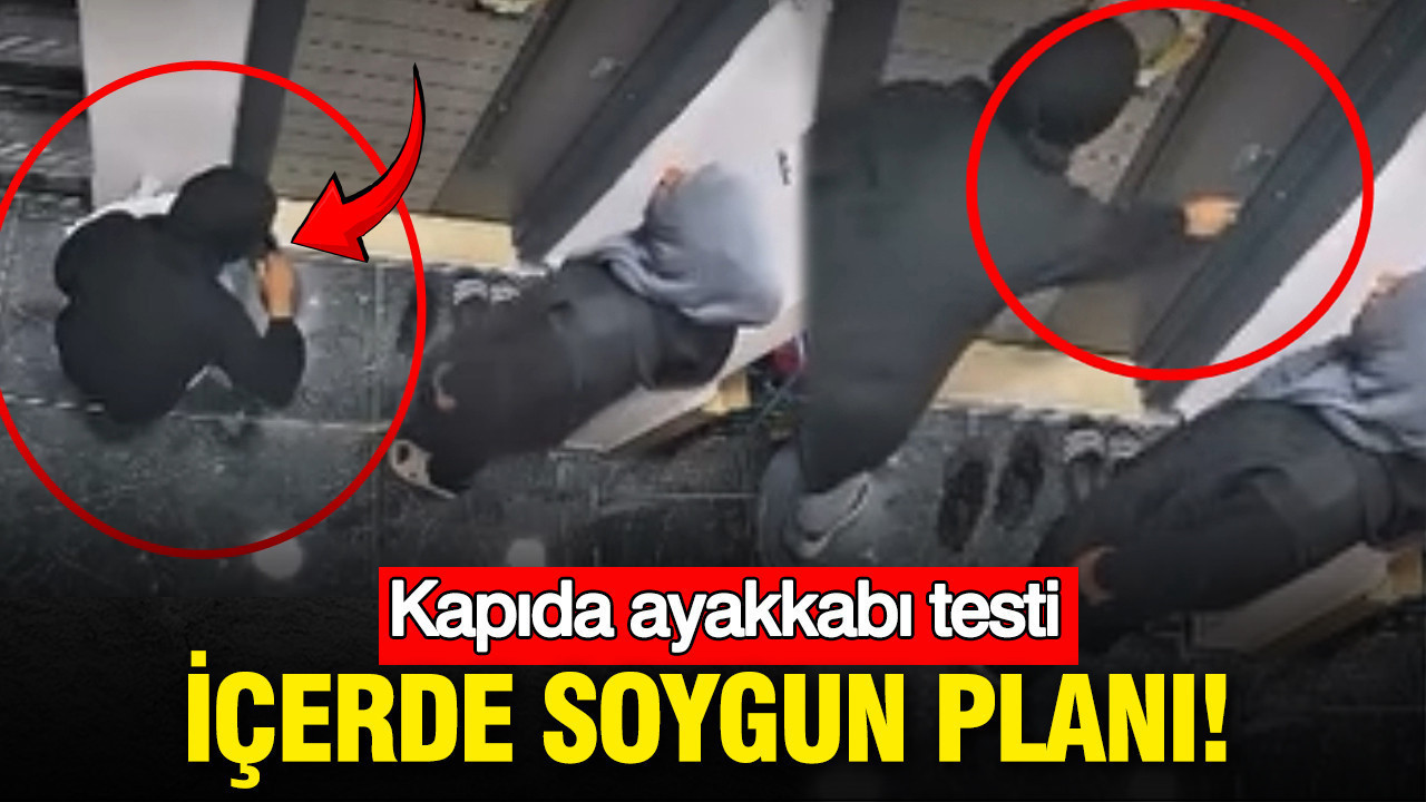 Kapıda ayakkabı testi: İçerde soygun planı: Siirt'te polis bu görüntülerin peşinde