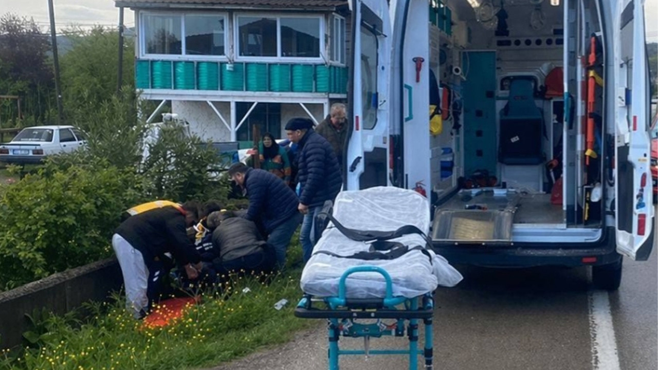 Ordu Fatsa-Aybastı Yolunda korkutan kaza