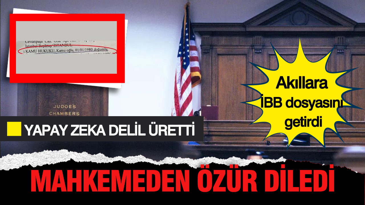Akıllara İBB dosyasını getirdi: Hukuk bürosu yapay zeka uydurması deliller yüzünden mahkemeden özür diledi