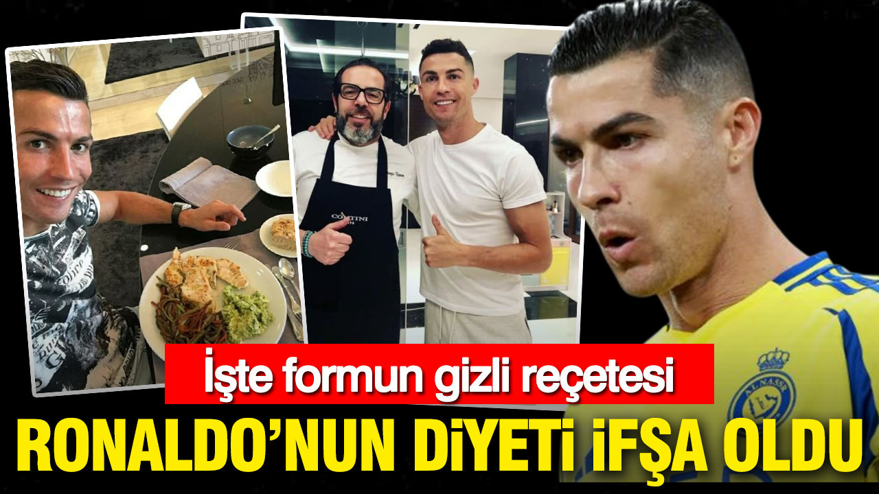 Cristiano Ronaldo’nun diyeti ifşa oldu: İşte efsanevi formun gizli reçetesi