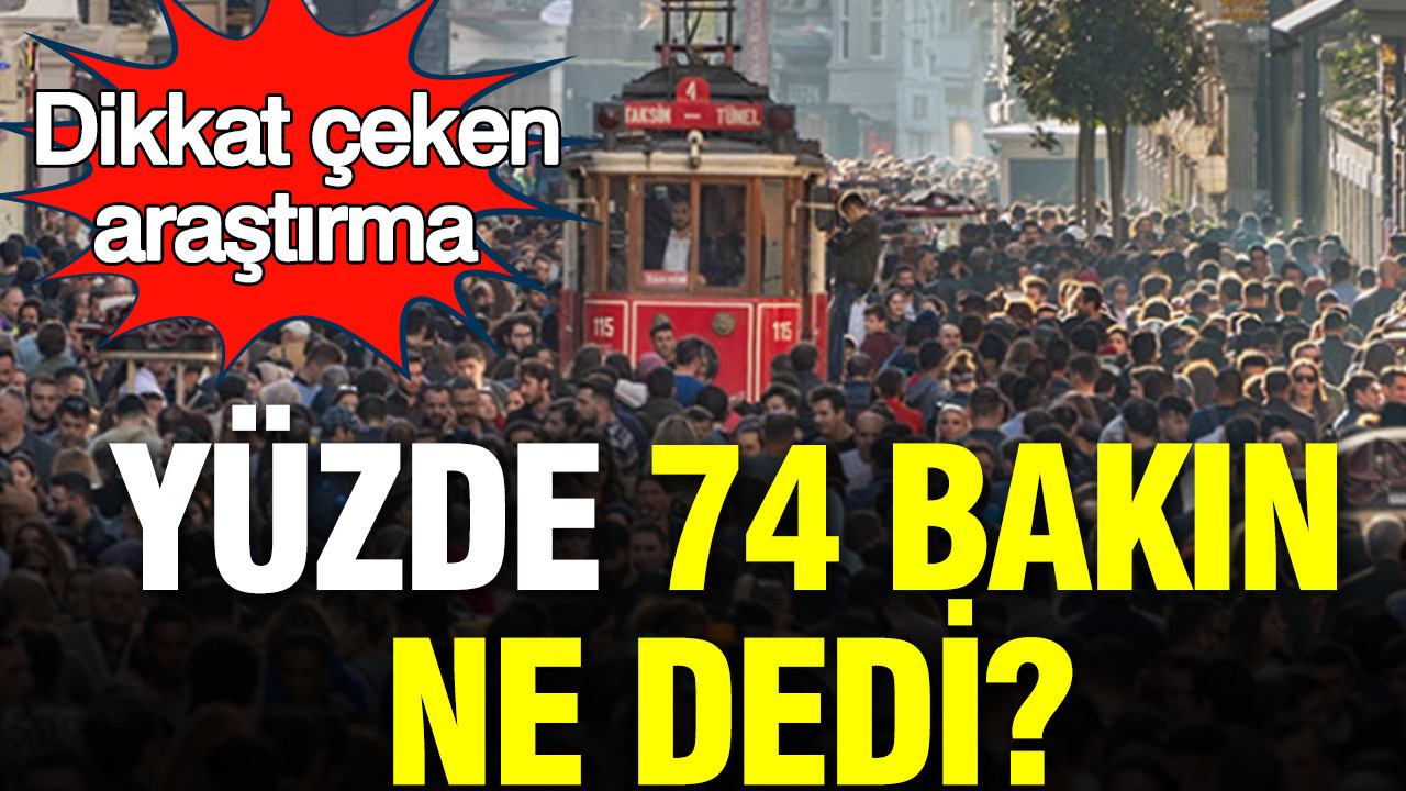 Dikkat çeken araştırma İPA'dan: Yüzde 74 aynı yanıtı verdi