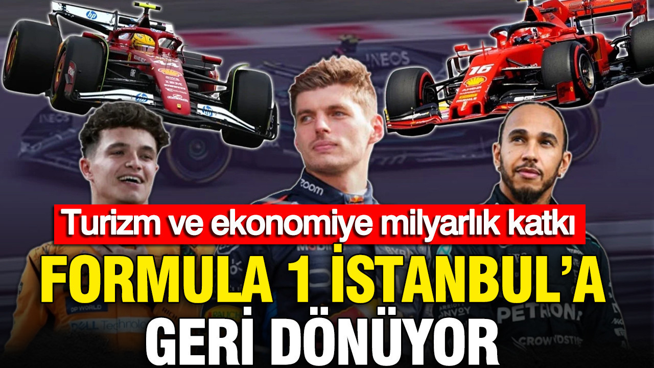 Formula 1 İstanbul'a geri dönüyor: Bakan Ersoy turizme ve ekonomiye milyarlık katkılarını açıkladı