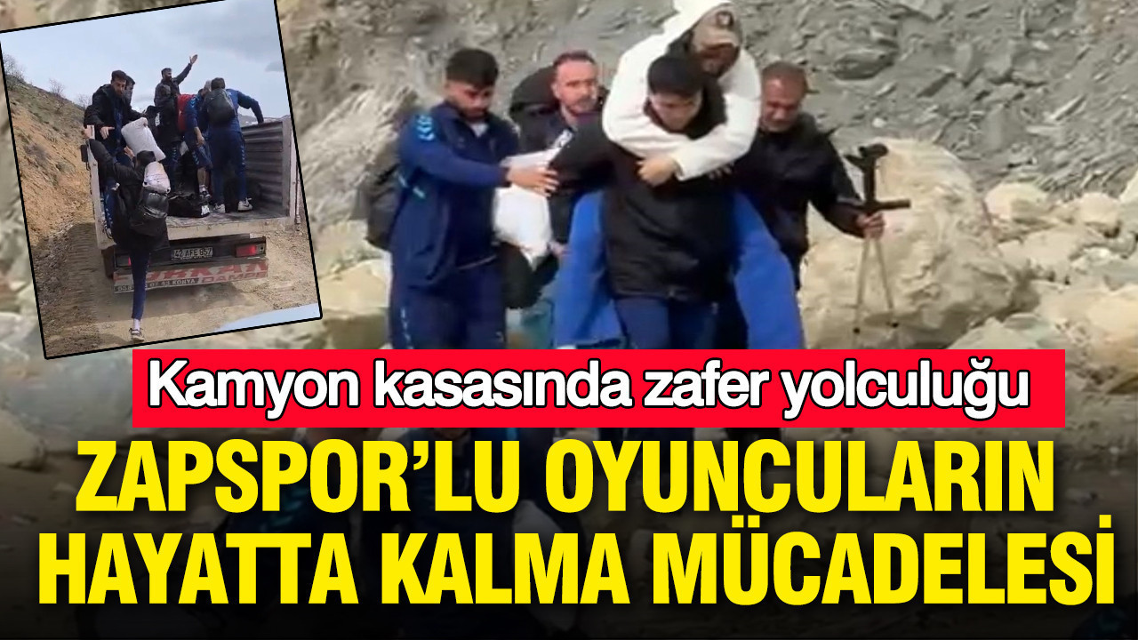 Hakkari Zapspor’lu oyuncuların hayatta kalma mücadelesi: Kamyon Kasasında Zafer Yolculuğu