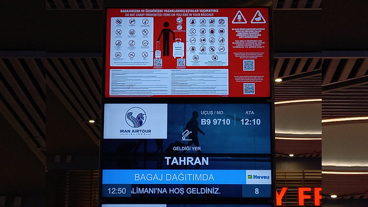 İstanbul’dan İran’a uçuşlar 56 gün sonra başladı