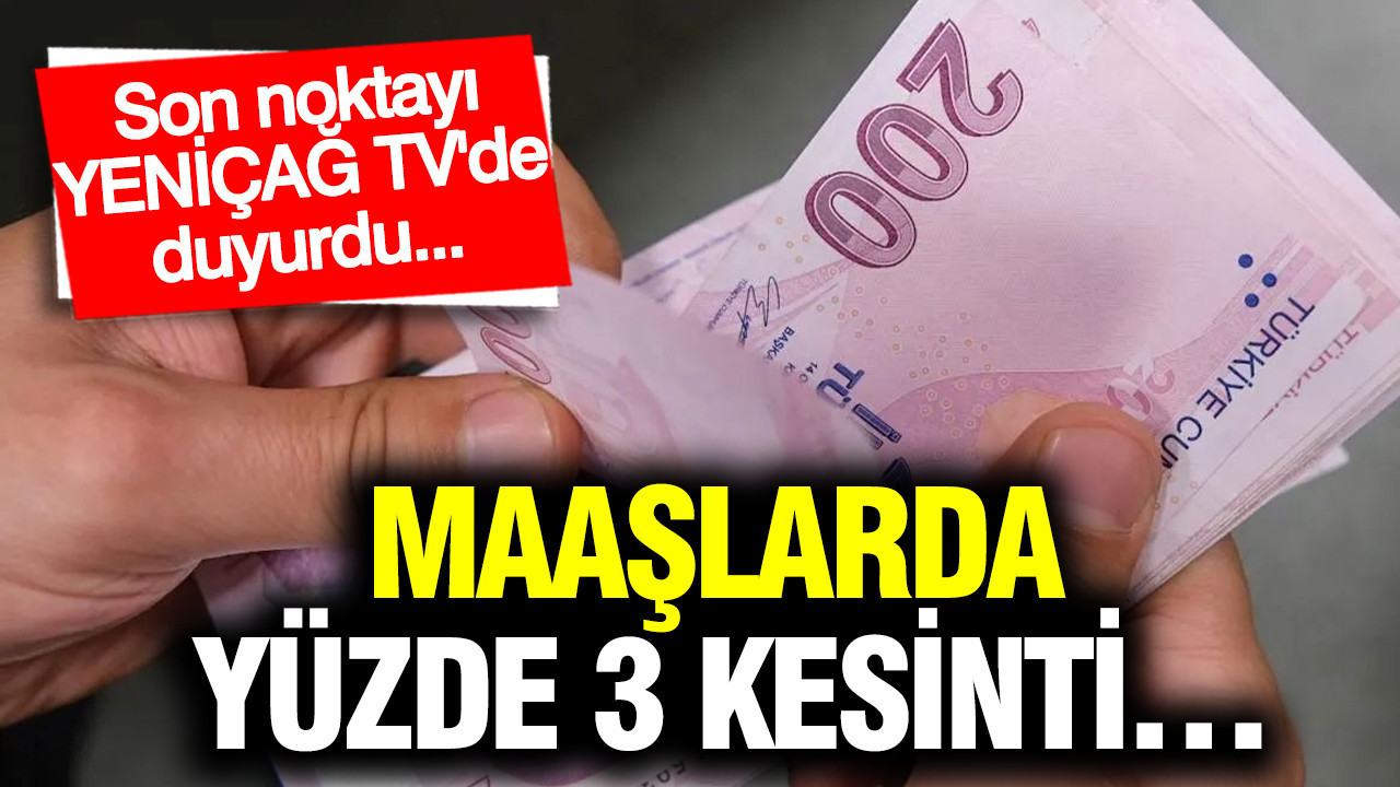 Maaşlarda yüzde 3 kesinti… SGK uzmanı Özgür Erdursun noktayı koydu