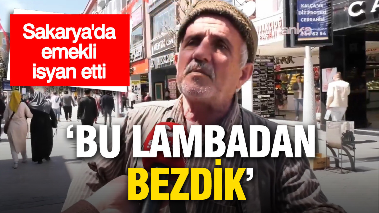 Sakarya'da emeklinin sabrı taştı: 'Bu lambadan bezdik'