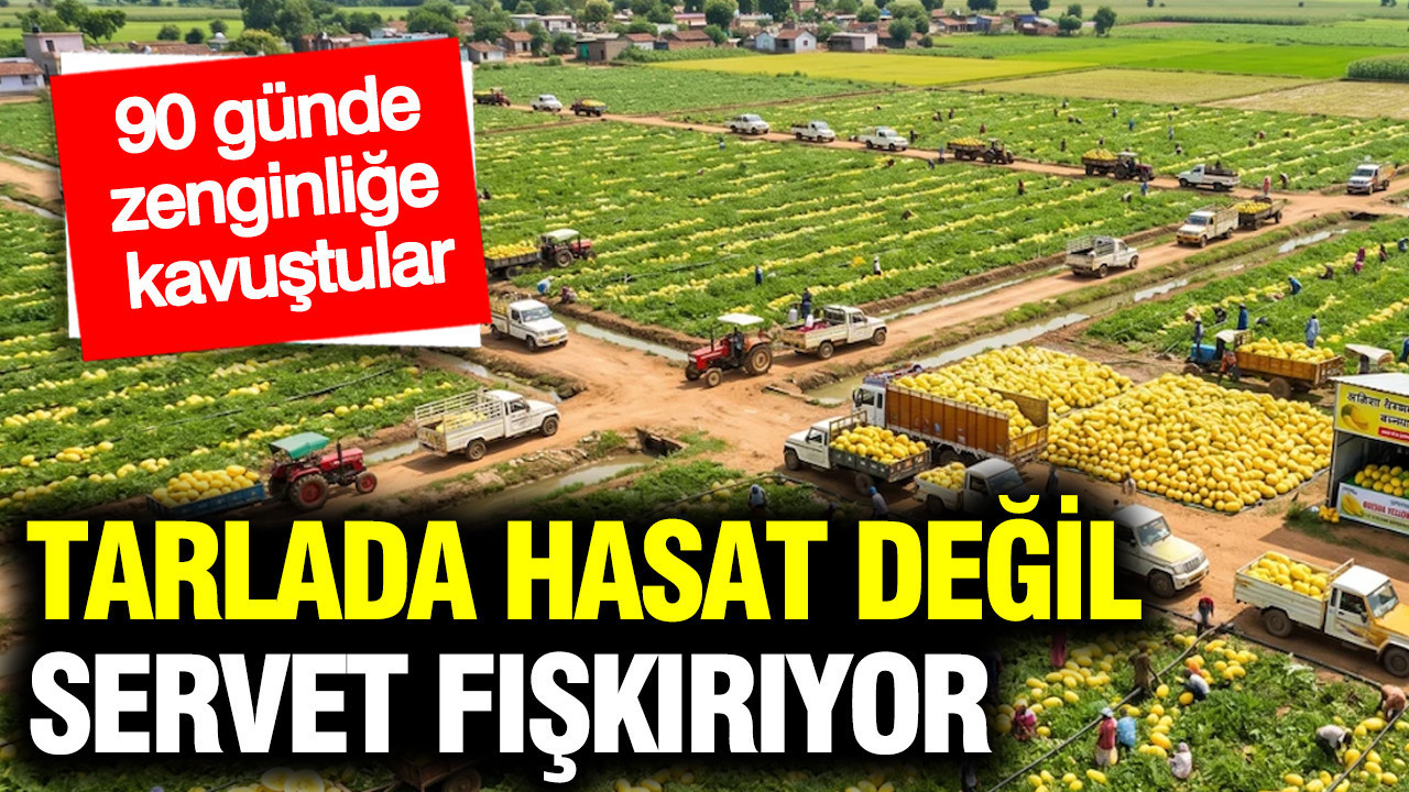 Tarlada hasat değil, servet fışkırıyor: 90 günde zenginliğe kavuştular