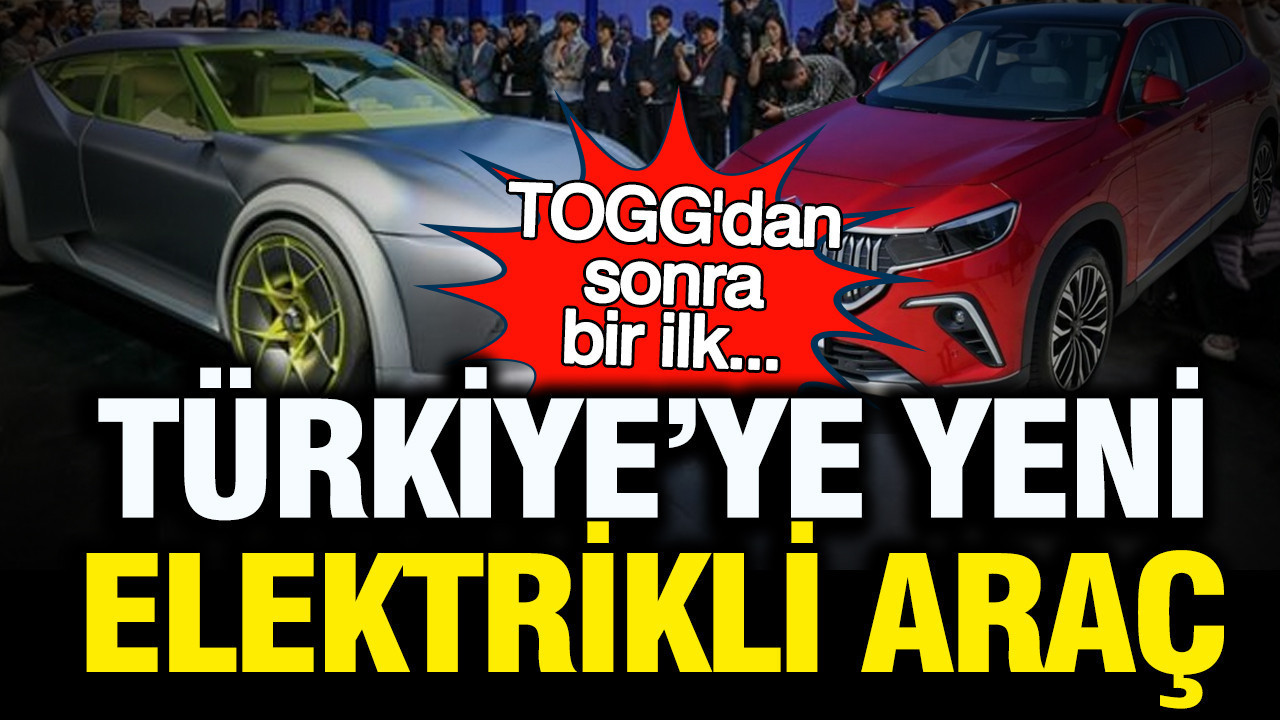 Togg'dan sonra bir ilk... Türkiye'ye yeni elektrikli araç