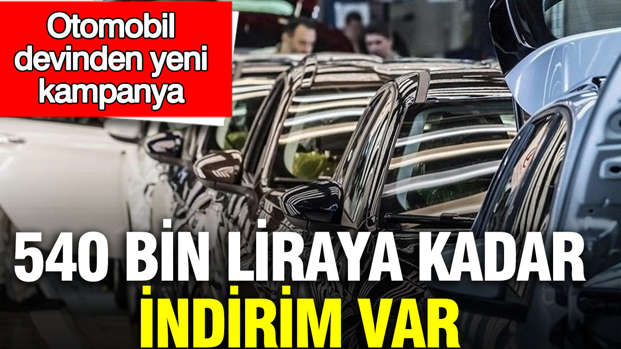 Toyota’dan dev kampanya: 540 bin liraya kadar indirim var