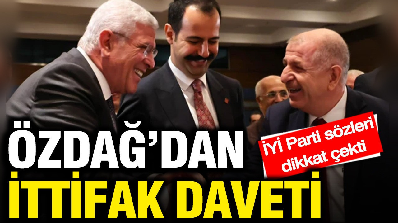 Ümit Özdağ'dan ittifak daveti: İYİ Parti sözleri dikkat çekti
