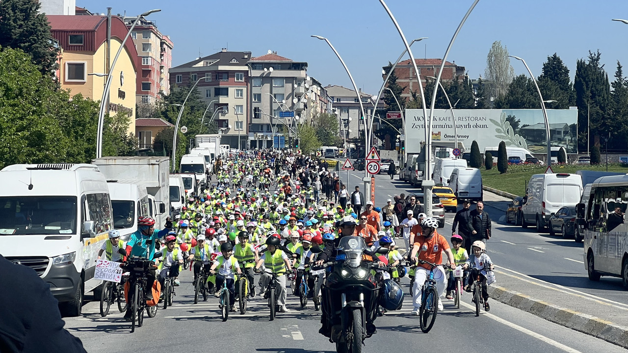 Binlerce çocuk geleceğe pedal bastı