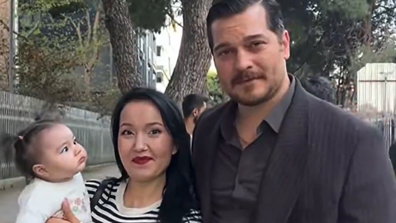 Çağatay Ulusoy’un minik hayranı gözlerini alamadı