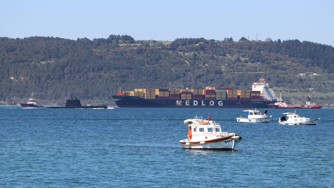 Çanakkale Boğazı'nda gemi arızası