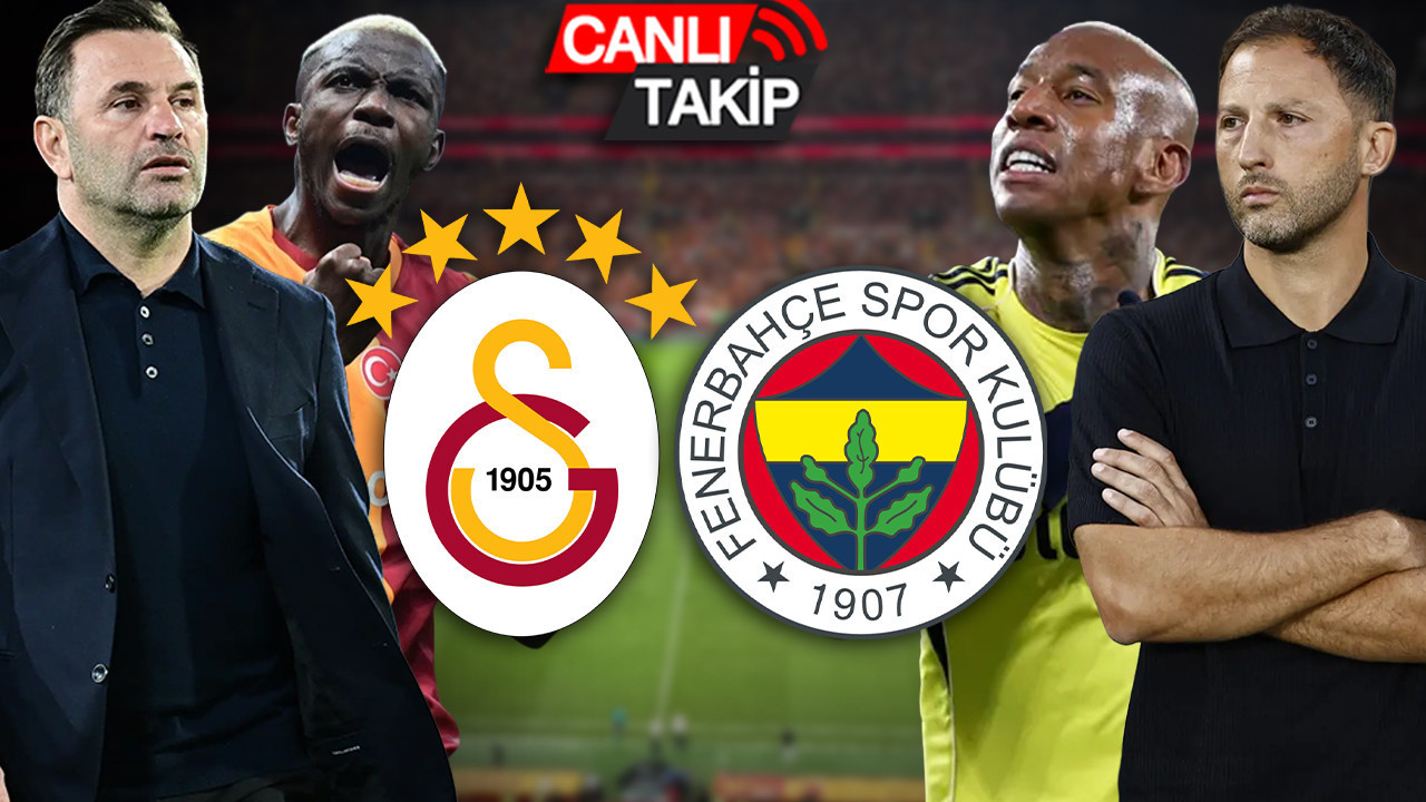 Derbide kadrolar açıklandı: İşte Galatasaray-Fenerbahçe maçının ilk 11’leri