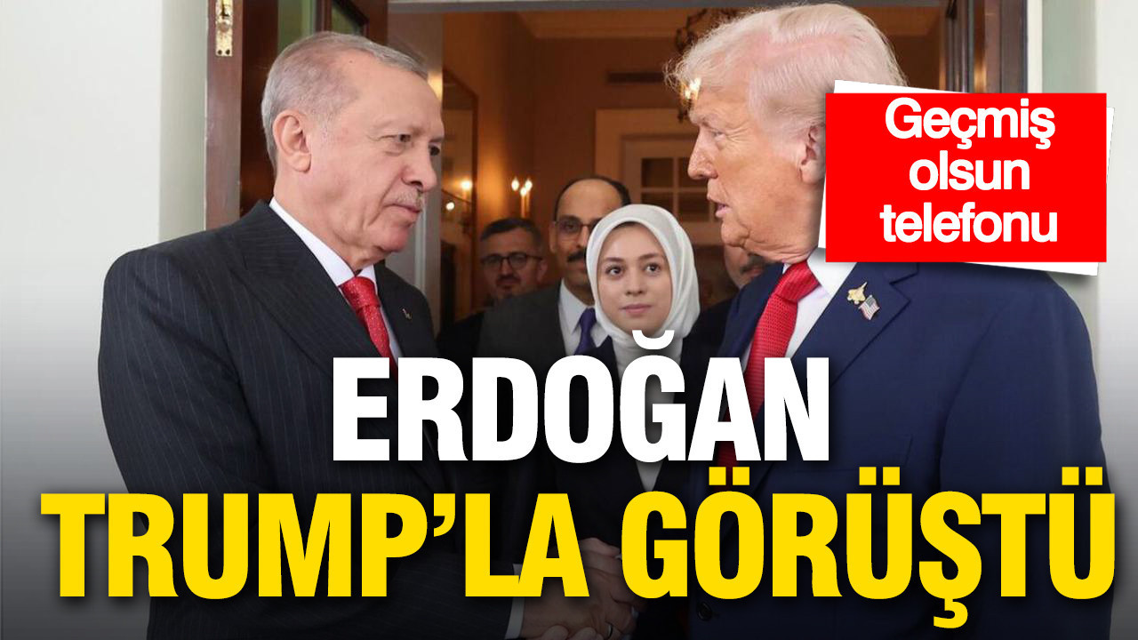 Erdoğan’dan Trump’a geçmiş olsun telefonu