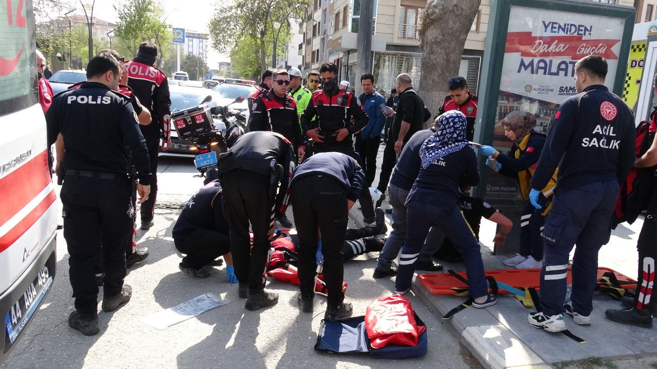 Malatya'da yunus timleri kaza yaptı: 2 yaralı