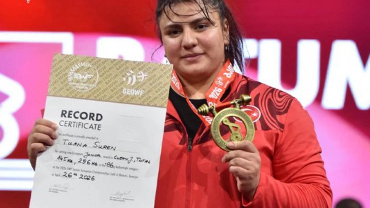 Tuana Süren rekor kırdı: Avrupa üçüncüsü oldu