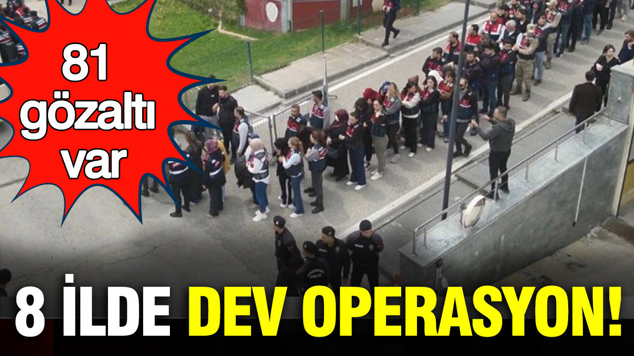 8 ilde dev bahis operasyonu: 81 şüpheli adliyeye sevk edildi