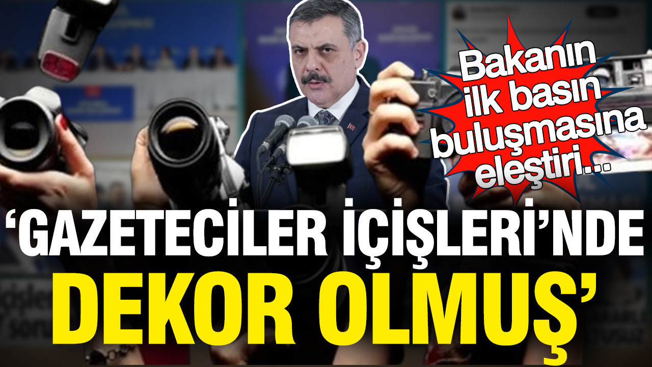 Faruk Bildirici'den Mustafa Çiftçi eleştirisi: "Gazeteciler, İçişleri’nde dekor olmuş"
