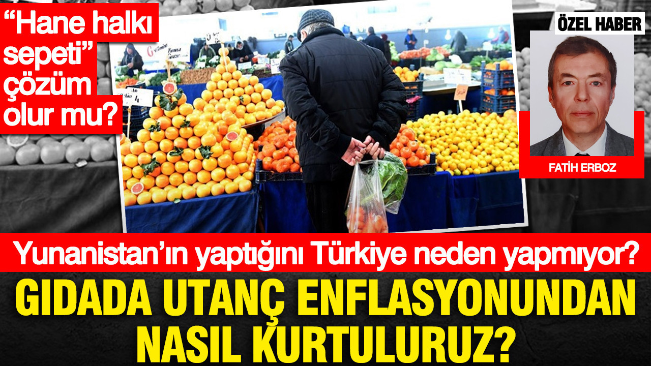 Gıdada utanç enflasyonundan nasıl kurtuluruz? Yunanistan’ın yaptığını Türkiye neden yapmıyor? “Hane halkı sepeti” çözüm olur mu?