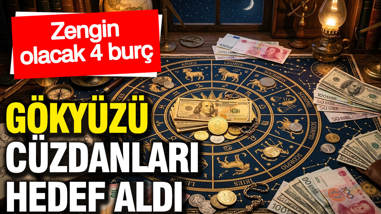 Gökyüzü cüzdanları hedef aldı: Zengin olacak 4 burç