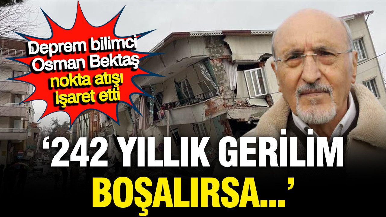 Osman Bektaş'tan kritik uyarı: 242 yıllık gerilim boşalırsa...