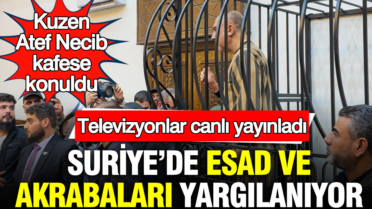 Suriye’de Esad ve akrabaları yargılanıyor: Televizyonlar canlı yayınladı