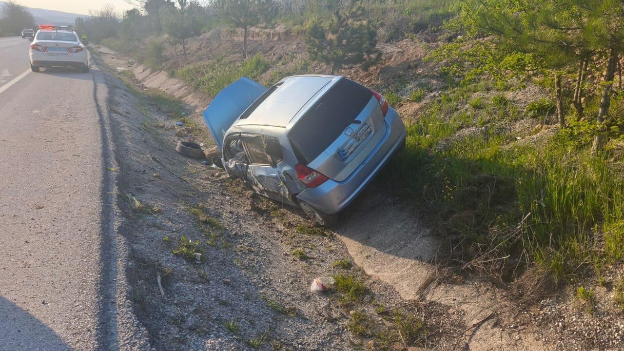 Bilecik’te 2 otomobilin çarpıştığı kazada 1 kişi yaralandı