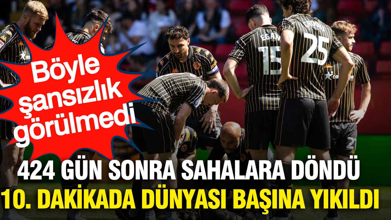 Böyle şansızlık görülmedi: 424 gün sonra döndü, 10. dakikada dünyası başına yıkıldı