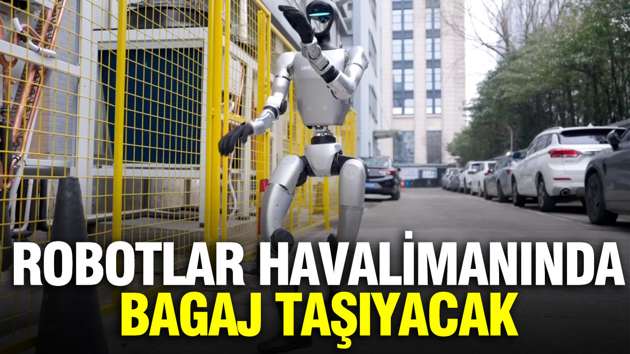 Robotlar havalimanında bagaj taşıyacak