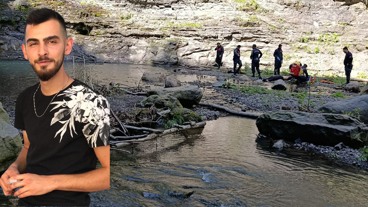 Şelalede görünmez kaza: Ogün’ün başına düştü