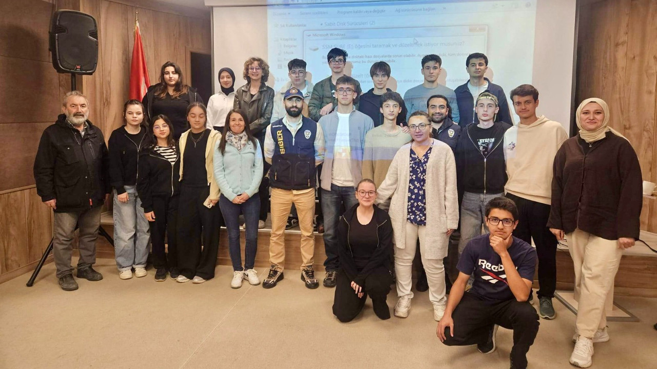 SİBERAY Projesi kapsamında BİLSEM öğrencileri bilgilendirildi