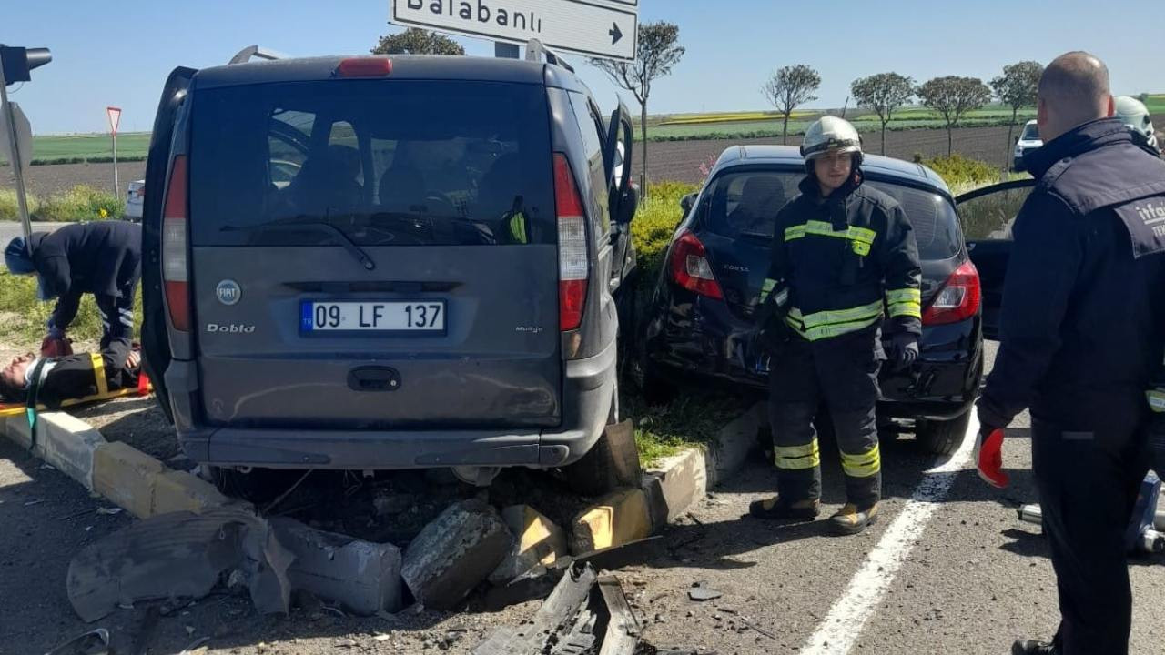 Tekirdağ’da kavşakta feci çarpışma: 5 kişi yaralandı