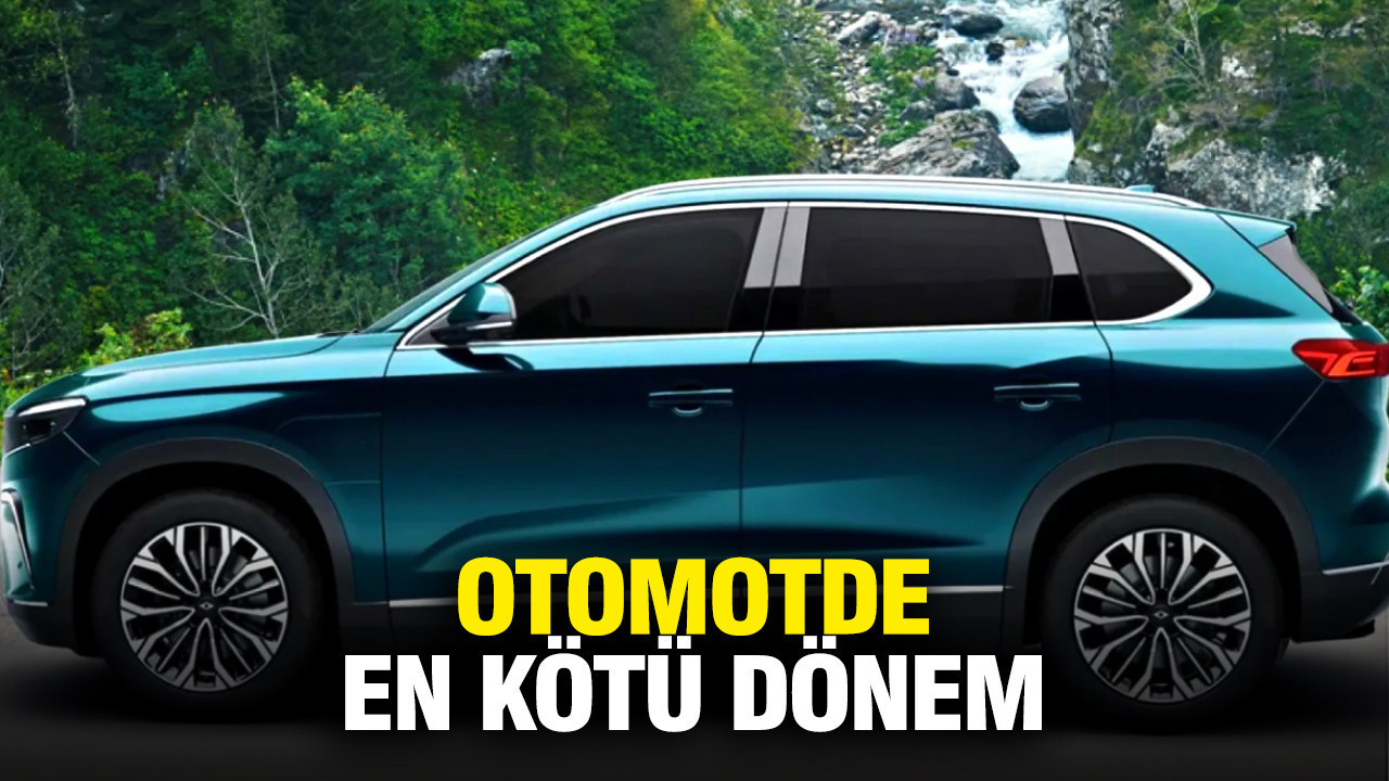 Türkiye’de otomotivde 2009 sonrası en kötü çeyrek