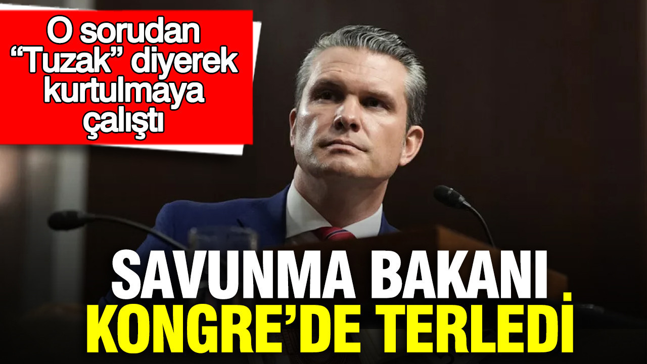 ABD Savunma Bakanı Kongre’de terledi: O sorudan “Tuzak” diyerek kurtulmaya çalıştı