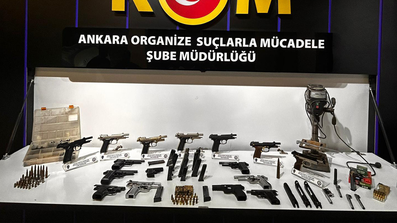 Ankara'da silah kaçakçılığı operasyonu: 4 kişi tutuklandı