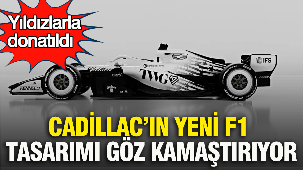 Cadillac’ın yeni F1 tasarımı göz kamaştırıyor: Yıldızlarla donatıldı