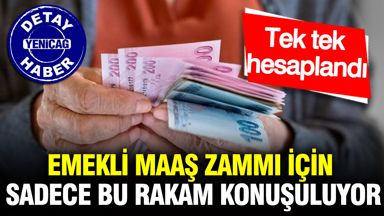 Emekli maaş zammı için net rakam netleşiyor: Tek tek hesaplandı