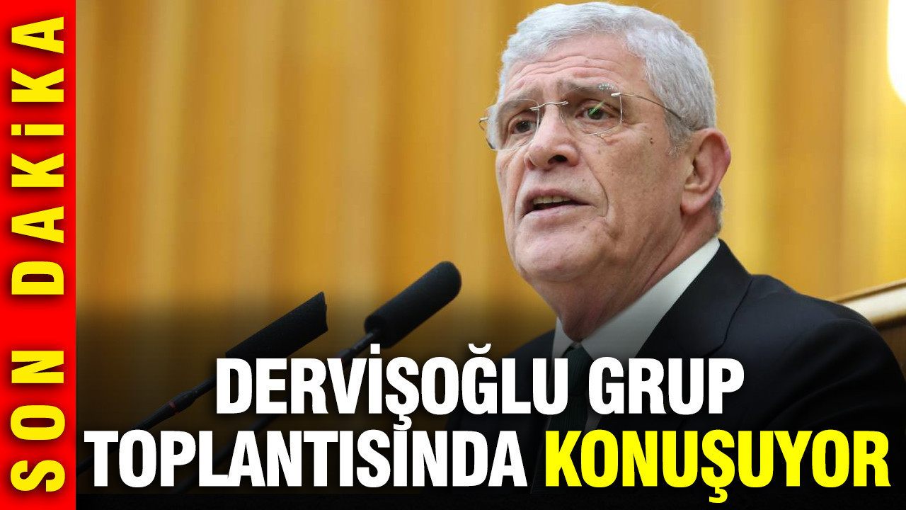 Müsavat Dervişoğlu grup toplantısında konuşuyor