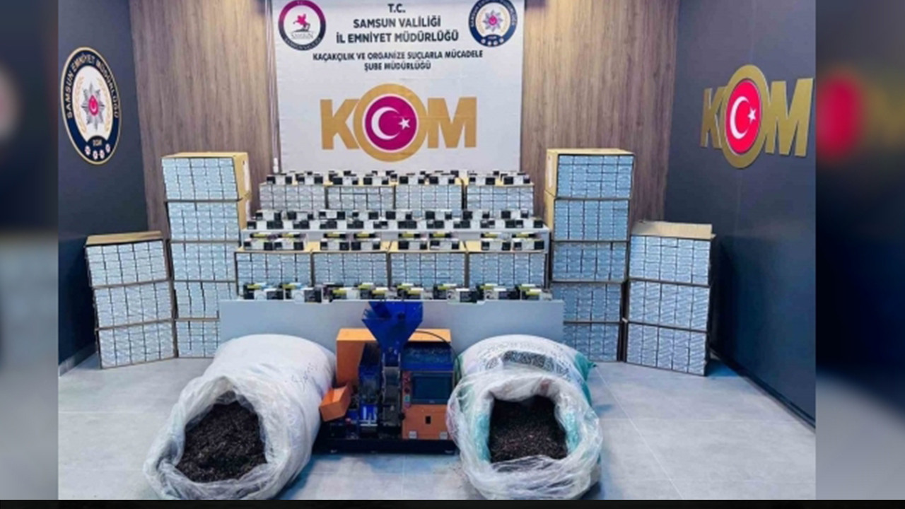 Binlerce makaron ve kaçak ürün ele geçirildi