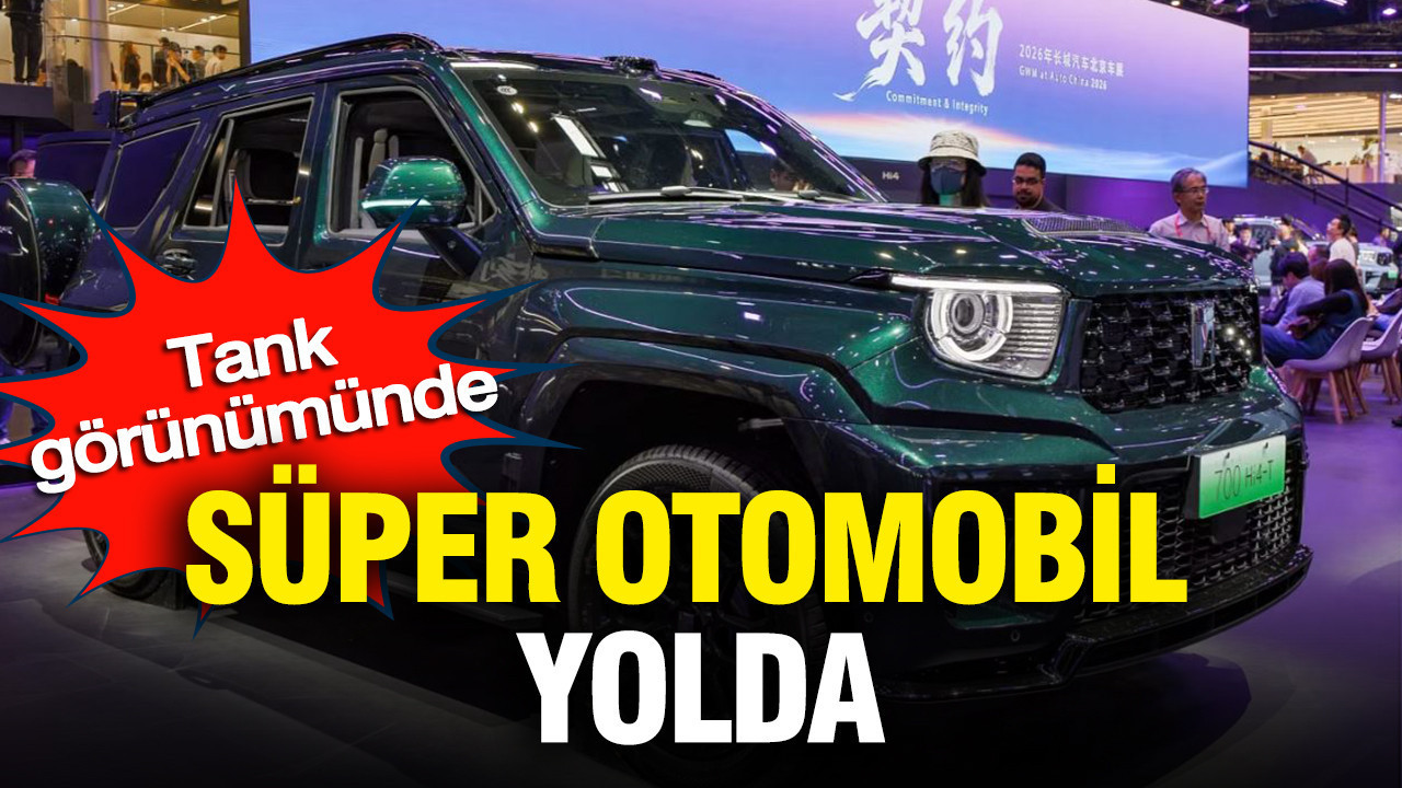 Tank görünümünde: Süper otomobil yolda